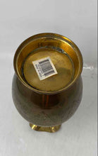 Load image into Gallery viewer, Engraved Brass Home Decorative Collectible Scalloped Edge Flower Vase
