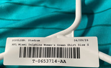 Load image into Gallery viewer, Nike Womens Green Collared Miami Dolphins Football-NFL Polo Shirt Size S W/ Tag
