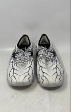 Load image into Gallery viewer, Bronax Mens Black White Lightning Print Low Top Lace-Up Sneaker Shoes Size 45
