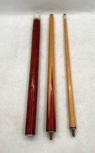 Load image into Gallery viewer, Vintage Billiard Cue Made Of Carved Wood With Carrying Case Pre-Owned
