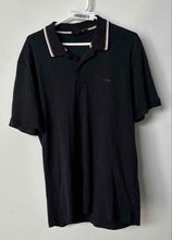 Load image into Gallery viewer, Hugo Boss Mens Blue Cotton Short Sleeve Collared Slim Fit Polo Shirt Size XL
