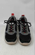 Load image into Gallery viewer, Skechers Womens Black Gray Round Toe Low Top Lace-Up Sneaker Shoes Size 7
