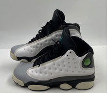 Load image into Gallery viewer, Authentic Nike Boys Air Jordan 13 Retro White Black Gray Sneaker Shoes Size 7Y

