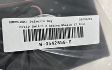 Load image into Gallery viewer, Orzly Switch 2 Black Racing Wheels For Joy-Con Controllers In Box 2 Pcs
