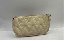 Load image into Gallery viewer, Authentic Valentino Womens Cream Leather Shoulder Purse Stained Missing Strap
