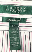 Load image into Gallery viewer, Lauren Ralph Lauren Womens Multicolor Printed Long Sleeve Button-Up Shirt Sz PL
