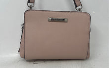 Load image into Gallery viewer, Steve Madden Womens Nude Leather Inner Pockets Adjustable Strap Crossbody Purse

