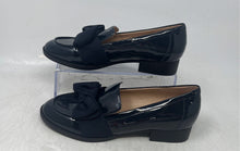 Load image into Gallery viewer, Bandolino Womens Lindio Black Leather Bow Slip-On Loafer Shoes Size 5M
