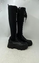 Load image into Gallery viewer, Circus By Sam Edelman Womens Dinah Black Lace-Up Knee High Combat Boots Size 6 M
