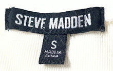 Load image into Gallery viewer, Steve Madden Womens Off-White Crew Neck Long Sleeve Pullover Sweater Size Small
