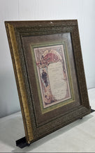 Load image into Gallery viewer, Antique Compagnie Des Messageries Maritimes Dejeuner First-Class Ship Menu Frame
