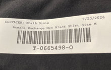 Load image into Gallery viewer, Armani Exchange Mens Black Short Sleeve Crew Neck Slim Fit Pullover T-Shirt Sz M
