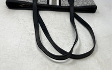 Load image into Gallery viewer, Nanette Lepore Womens Brielle Black White Monogram Inner Pockets Zipper Tote Bag
