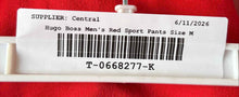 Load image into Gallery viewer, Hugo Boss Mens Red Straight Leg Drawstring Sports Track Pants Size Medium
