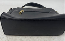 Load image into Gallery viewer, Aldo Womens Black Leather Inner Outer Pockets Top Handle Satchel Bag
