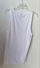 Load image into Gallery viewer, Hugo Boss Mens White Cotton Sleeveless Scoop Neck Pullover Tank Top Size Large
