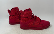 Load image into Gallery viewer, Vlado Mens Atlas II Red Adjustable Strap Lace-Up High Top Sneaker Shoes Size 10
