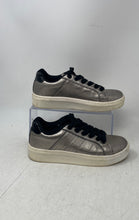 Load image into Gallery viewer, Primadonna Collection Womens Silver Black Lace-Up Sneaker Shoes Size EUR 36
