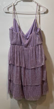 Load image into Gallery viewer, BCBGeneration Womens Purple Ruffle Adjustable Spaghetti Strap Mini Dress 6 W/Tag
