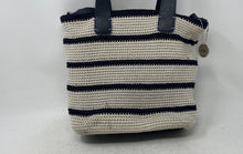 Load image into Gallery viewer, The Sak Womens White Blue Charm Inner Pocket Shoulder Strap Satchel Purse
