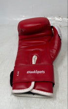 Load image into Gallery viewer, HawkSports Unisex Red White Hook-And-Loop Velcro Wrist Straps Boxing Gloves
