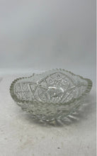Load image into Gallery viewer, Antique Clear American Brilliant Cut Glass Scalloped Edge Candy Dish Bowl
