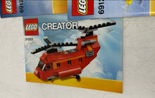 Load image into Gallery viewer, Lot Of 6 Pcs Assorted Lego Creator Large Print Instruction Manuals For Age 3+
