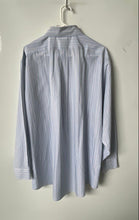 Load image into Gallery viewer, Brooks Brothers Mens Blue And White Striped Long Sleeve Dress Shirt Size 18-4/5
