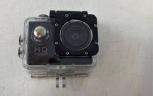 Load image into Gallery viewer, Black Clear HD 1080P Waterproof Action Camera With Case Untested
