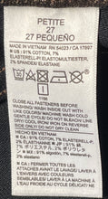 Load image into Gallery viewer, Banana Republic Womens Brown Shimmer High-Rise Straight Jeans Size 27 Petite
