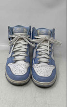 Load image into Gallery viewer, Nike Womens Dunk High White Blue High Top Lace-Up Sneaker Shoes Size 7
