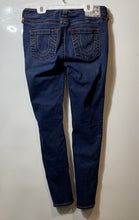 Load image into Gallery viewer, True Religion Womens Blue Denim 5-Pocket Design Stretch Skinny Jeans Size 29

