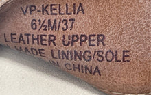 Load image into Gallery viewer, Vince Camuto Womens Kellia Brown Leather Platform Espadrille Sandals Size 6.5M
