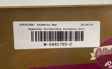 Load image into Gallery viewer, Collectible Memories Samantha Porcelain Doll On Carousel Horse
