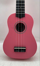 Load image into Gallery viewer, Everjoys Pink Black 4 String Right Handed Beginner Soprano Ukulele
