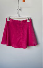 Load image into Gallery viewer, Forever 21 Womens Fuchsia Mid Rise Back Zip Short A-Line Skirt Size Small
