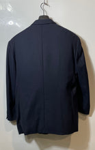 Load image into Gallery viewer, Moores Mens Blue Long Sleeve Pockets Single-Breasted Two Button Blazer Size 6R

