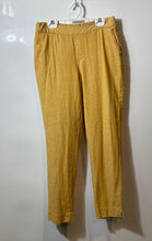 Load image into Gallery viewer, Banana Republic Womens Dark Yellow Elastic Waistband Hayden Cropped Pants Size 2
