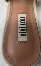 Load image into Gallery viewer, Bibi Lou Womens 55mm Dalila Beige Buckle Slingback Sandals Size EUR 38
