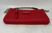 Load image into Gallery viewer, Kate Spade New York Womens Byrd Wellesley Red Pebbled Leather Shoulder Purse
