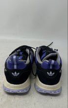 Load image into Gallery viewer, Adidas Womens ZX 1K Boost H00443 Black Purple Lace-Up Sneaker Shoes Size 7
