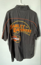 Load image into Gallery viewer, Harley-Davidson Mens Black Short Sleeve Motorcycle Button-Up Shirt Size XL
