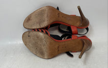 Load image into Gallery viewer, Coach Womens Izzy Q7083 Red Leather Stiletto Ankle Strap Heels Size 8B
