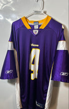 Load image into Gallery viewer, Reebok Mens Purple Minnesota Vikings Brett Favre #4 NFL Football Jersey Size XL
