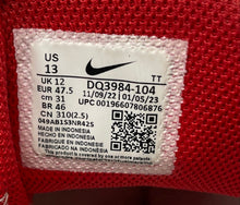 Load image into Gallery viewer, Nike Mens Air Max TW DQ3984-104 Red &amp; White Lace-Up Sneakers Shoes Size 13

