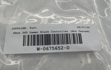 Load image into Gallery viewer, Microsoft Xbox 360 Black Wireless Video Game Controller Not Tested
