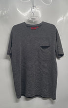 Load image into Gallery viewer, Hugo Boss Mens Gray Textured Short Sleeve Crew Neck Pullover T-Shirt Size M
