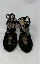 Load image into Gallery viewer, Banana Republic Womens Jene Black Ankle Wrap Strappy Sandals Size 6 1/2M
