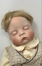 Load image into Gallery viewer, Vintage Boots Tyner Sugar Britches Brown And White Outfit Ceramic Boy Play Doll
