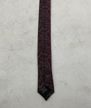 Load image into Gallery viewer, Pronto Uomo Mens Dark Brown Paisley Print Adjustable Pointed Ties
